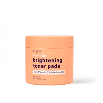 Tampons de toner éclaircissants Love + light — 60 unités