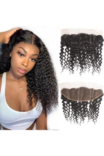 Lace closure curly