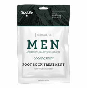 Chaussette hydratante rafraîchissante à la menthe pour hommes