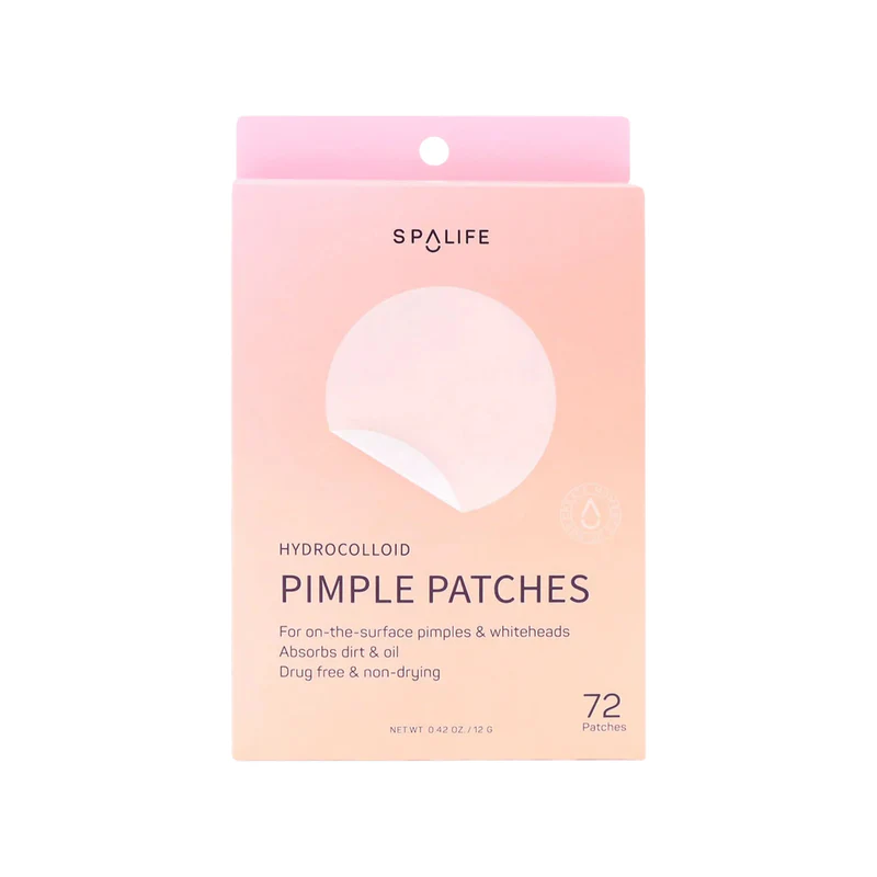 Patchs hydrocolloïdes transparents pour boutons 72 carats - (rose)